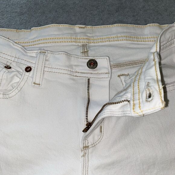 Y2K Ralph Lauren Jeans Co Whitney Jean Women’s 8 30” White Stretch Bootcut Denim - Picture 5 of 16